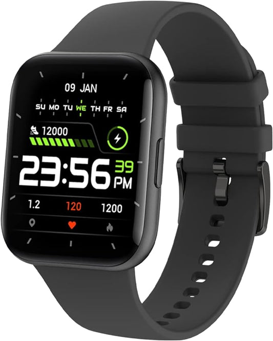 Smartwatch Reloj Inteligente,Salandens 1.72" Hombre Mujer Pulsera Inteligente, Pantalla Táctil Completa Impermeable IP68, Con Pulsómetro y Presión Arterial.