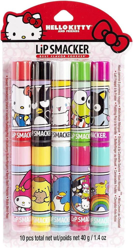 Lip Smacker Hello Kitty and Friends 10-Piece Lip Balm Party Pack